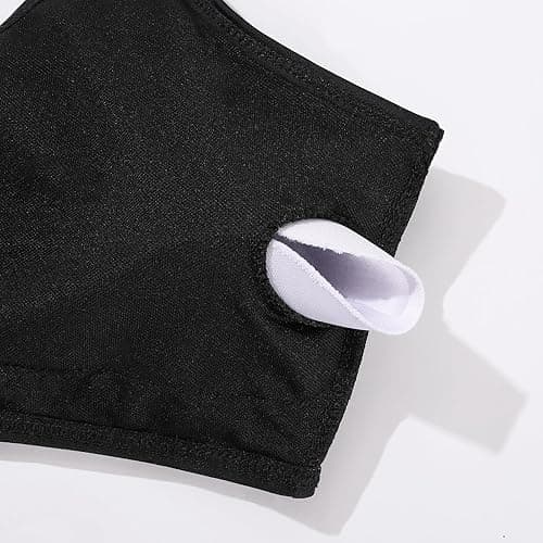 Weixinbuy Girls Swimsuits Bikini Set Kids Bathing Suit Bikini Top Bottom 2Pcs Teen Girls' Swimwear Set - Black - 9-10 Years thumbnail 5