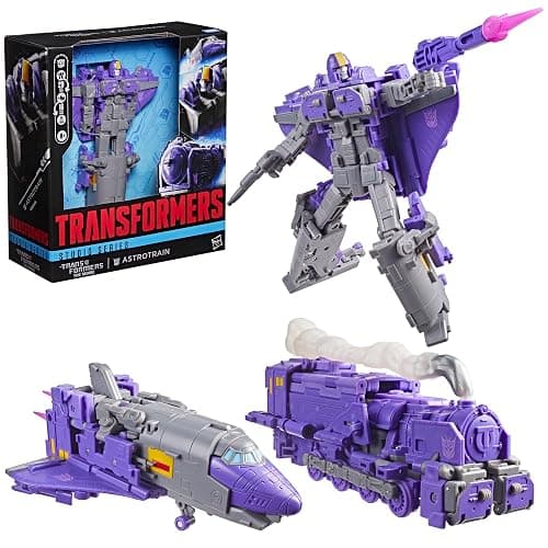 Transformers Studio Series The The Movie Astrotrain, Leader Class 6.75-Inch Converting Action Figure, Robot Toys for Ages 8+ thumbnail 11