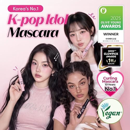 ETUDE Curl Fix Waterproof Mascara, Long-Lasting Curl, Black, 0.27 fl oz | Korean waterproof mascara, Lightweight, vegan, defined black lashes and long-lasting curl without smudging. thumbnail 5