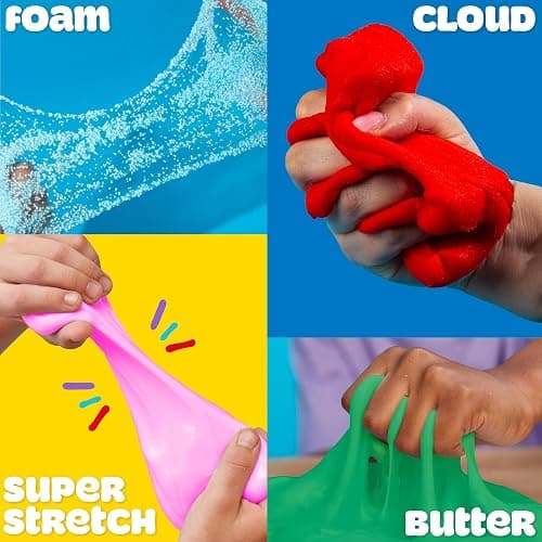 Play-Doh 6 Variety Compounds - Super Stretch, Play Foam, Butter, Cloud, Compound Packs thumbnail 3