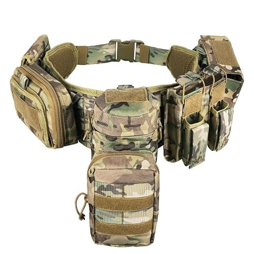 YAKEDA Tactical Battle Belt Duty Belt Law Enforcement Utility Belt Police Belt Set 5 PCS - Image 1
