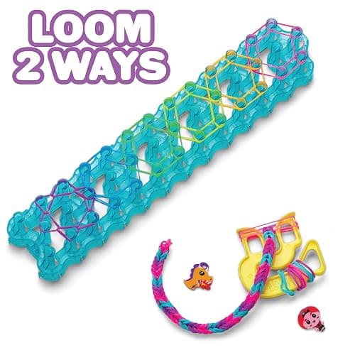Rainbow Loom® Loomi-Pals™ MEGA Combo Set, Features 60 Cute Assorted LP Charms, The New RL 2.0, Happy Looms, Hooks, Alpha & Pony Beads, 5600 Colorful Bands All in a Carrying Case for Boys and Girls 7+ thumbnail 6