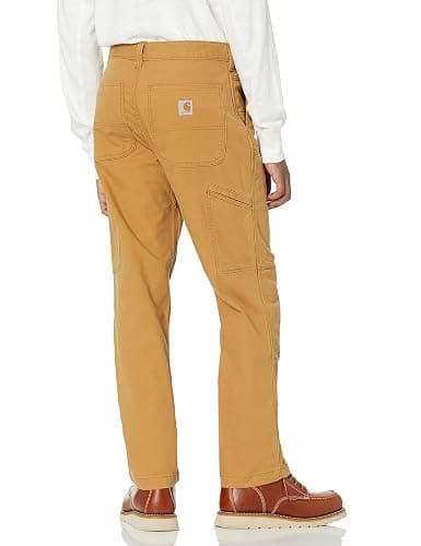 Carhartt Men's Relaxed Straight Rugged Flex Double-Front Denim Dungaree thumbnail 2