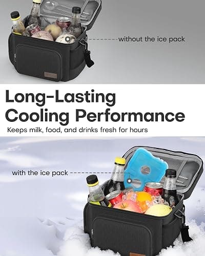 HOTOR Reusable Ice Packs for Cooler & Lunch Boxes – Slim, BPA-Free, Leakproof Gel Packs for Lunch Bag, Cooler Backpack & Travel Food Storage (4 Packs) thumbnail 3