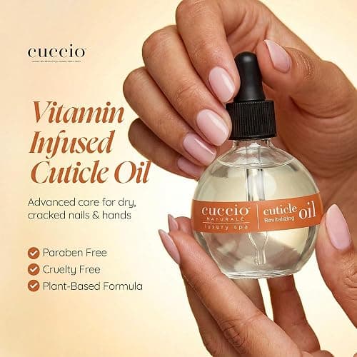 Cuccio Naturale Vanilla Bean & Sugar Revitalizing Cuticle Oil, Lightweight Fast-Absorbing Hydrating Nail & Cuticle Conditioner, Cold-Pressed Oils + Vitamin E, 2.30 Fl Oz thumbnail 5