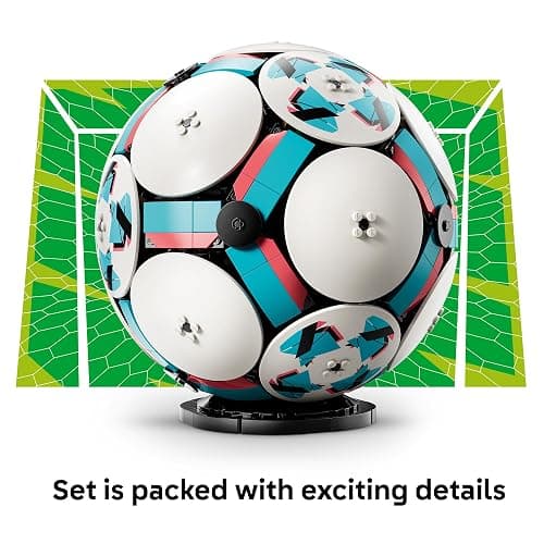 LEGO Editions Soccer Ball - Building Toy for Kids - Collectible Sports Decor for Boys & Girls, Ages 10+ - Includes Micro Stadium - Gift for Birthdays - 43019 thumbnail 4