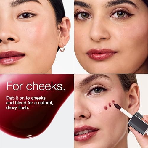 Clinique Pop Lip + Cheek Oil in 3 Iconic Shades in Black Honey, Pink and Nude Honey | Conditions Lips + Gives Cheeks a Natural, Dewy Flush thumbnail 4