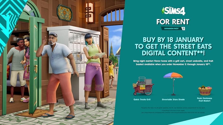 The Sims 4 For Rent - PC [Online Game Code] thumbnail 2