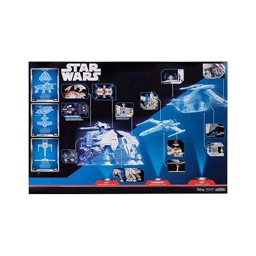 Star Wars Micro Galaxy Squadron Republic Attack Force Bundle Set - Deluxe Battle Pack with Five Vehicles Nine 1-Inch Micro Figure Accessories thumbnail 4