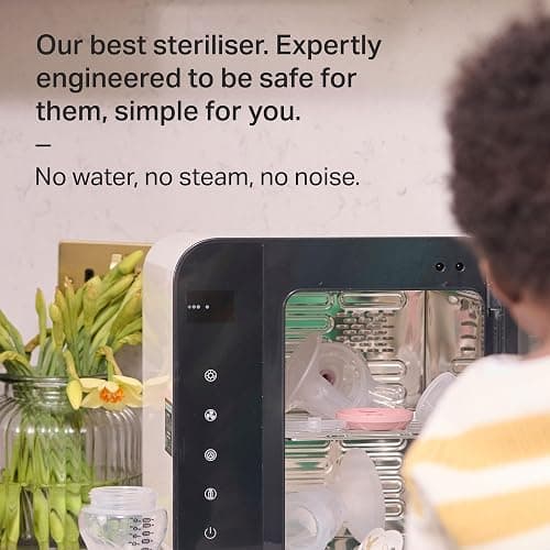 Tommee Tippee Ultra UV Steriliser, Dryer and Storage, White, for Baby Bottles and Accessories, Steam-Free to Kill Viruses^ and 99.9% of Harmful Bacteria thumbnail 5