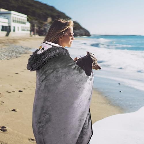 Penguin Wearable Hooded Blanket for Adults – Fuzzy Super Soft Warm Cozy Plush Flannel Fleece & Sherpa Hoodie Throw Cloak Wrap - Penguin Gifts for Women Adults Girls and Kids thumbnail 7