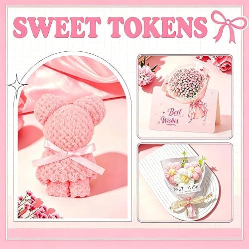 Gifts for Women Birthday, Pink Spa Basket for Her, Unique Self Care Relaxing Present for Mom Sister Wife Friend, Christmas Valentines Mother’s Day Thank You Gifts for Women thumbnail 5