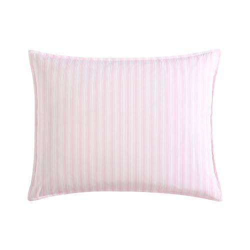 Laura Ashley- Queen Comforter Set, Reversible Cotton Bedding with Matching Sham(s), Farmhouse Home Decor, Dorm Room Essentials (Delphine Mauve Pink, Queen) thumbnail 7