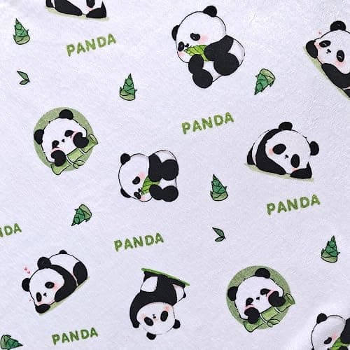 Panda Blanket Super Soft Cozy Blankets White Pandas Stuff Pandabear Gifts for Girls Kids Teens Adults Flannel Fleece Blanket Lightweight Cute Panda Accessories (White Panda, 50"x60") thumbnail 4