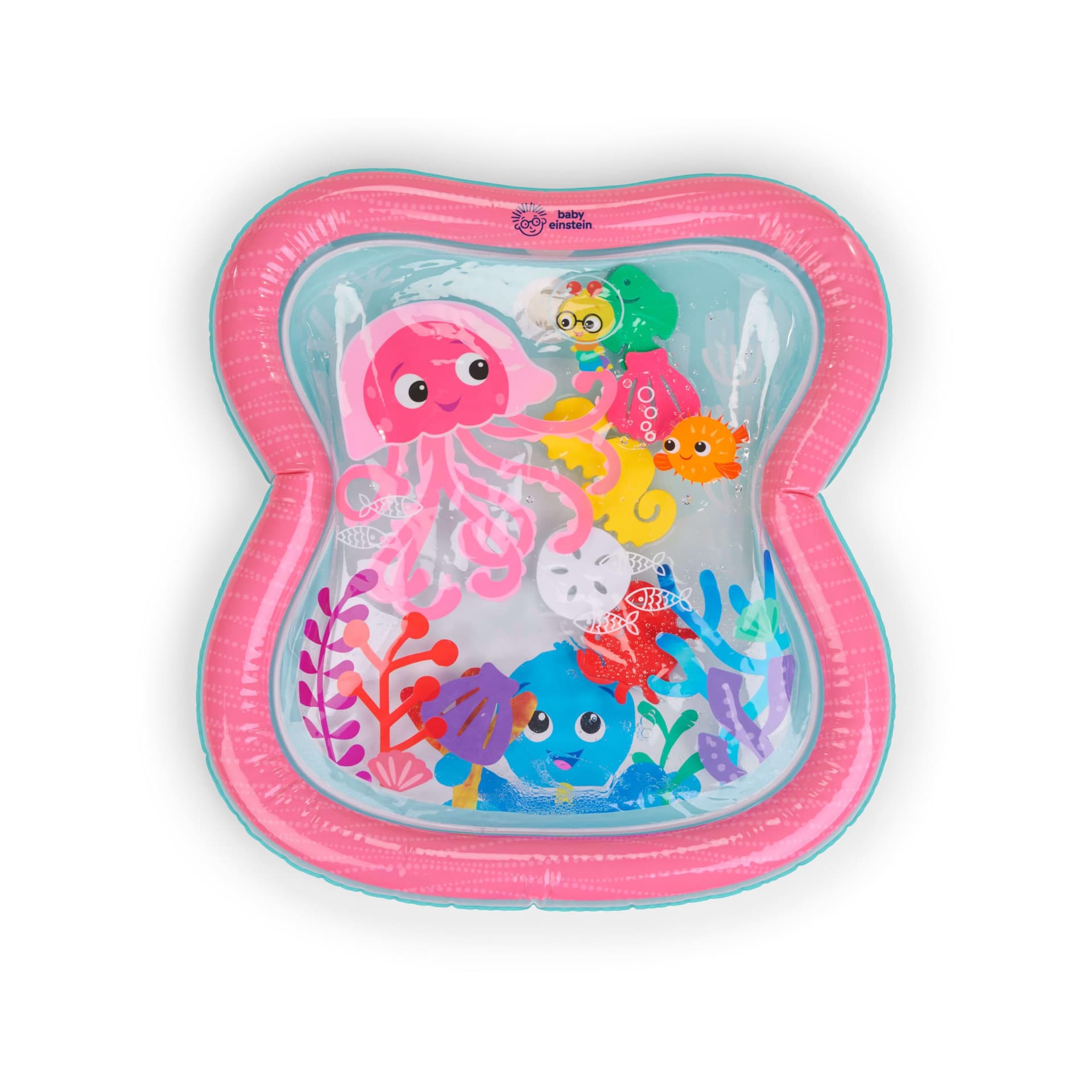 Baby Einstein Tapete de Agua del Océano para Bebé, 6 Formas flotantes para Causa y Efecto, multisensorial, Rosa, de 0 a 36 Meses - Image 1