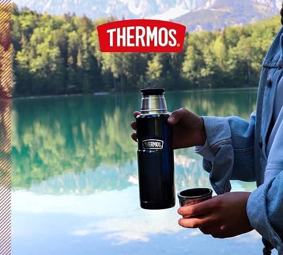Thermos 4003.205.047 King - Termo (acero inoxidable), acero inoxidable, azul medianoche, 0,47 L thumbnail 2