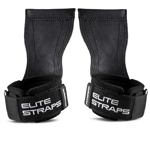 Fitgriff® Elite Straps 2.0 - Zughilfen mit Gummi-Pad für Krafttraining - Bodybuilding, Fitness, Gym - Lifting Straps - für Frauen und Männer - Image 1