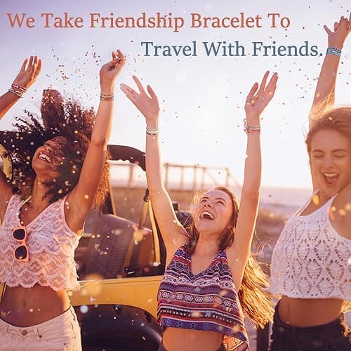 Florideco 24 Pcs Boho Surfer Bracelet Anklet Adjustable Beaded Anklets Handmade Braided Bracelet Colorful Anklet Summer String Rope Ankle Bracelets Waterproof Surfer Beach Bracelet Boho Jewelry for Women Men thumbnail 5