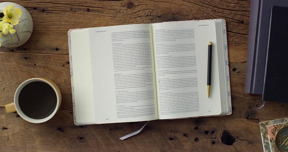 ESV Single Column Journaling Bible, Artist Series (Cloth over Board, Lulie Wallace, In Bloom): Holy Bible, English Standard Version thumbnail 3