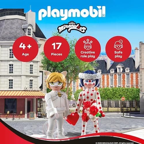 Playmobil Miraculous: Ladyblug & Cat Noir Wedding Dream thumbnail 2