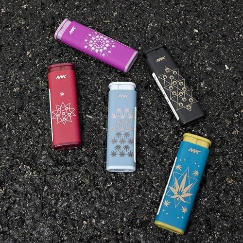 MK Wind Proof Jet Flame Lighters, 5PCS Striking Design, Ideal as Lighters for Candle, Camping, Outdoor use, Butane Refillable Lighter (Jane-5PC) thumbnail 5