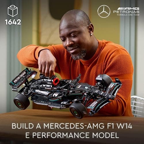 LEGO Technic Mercedes-AMG F1 W14 E Performance Model Car Kits - Formula 1 Building Sets for Adults, Ages 18+ - Gift for Birthdays - Race Car with Realistic Details - 42171 thumbnail 3