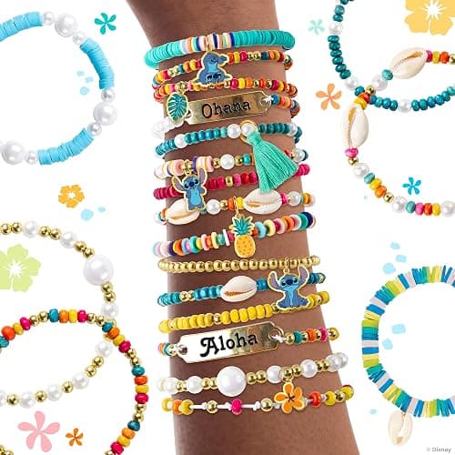 Fashion Angels Disney Stitch DIY Bracelet Making Kit, Includes 1,000+ Shell Beads, Tassels, & More, Lilo & Stitch Collectable Jewelry for Kids, Teen Girls & Boys thumbnail 6