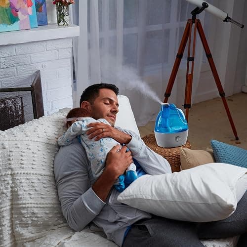 AquaOasis® Cool Mist Humidifier (2.2L Water Tank) Quiet Ultrasonic Humidifiers for Bedroom & Large room - Adjustable -360 Rotation Nozzle, Auto-Shut Off, Humidifiers for Babies Nursery & Whole House thumbnail 4