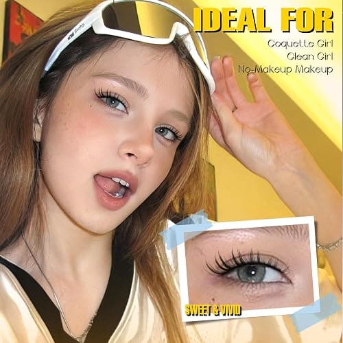 Pleell Lash Clusters Natural Eyelash Clusters 10-13mm Wispy Lashes Clusters Fairy Cluster Eyelash Extensions Thin & Invisible Band Cluster Lashes for Daily/Photo C-Curly Manga Eyelashes Clusters thumbnail 2