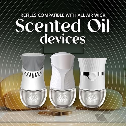 Air Wick Plug In Scented Oil Refills, Sweet Vanilla + Shea Butter, Air Fresheners for Home Long Lasting, Room Fresheners,Air Freshener Plug In, Vanilla Essential Oils, House Essentials, 5 ct - Sweet Vanilla & Shea Butter - 3.35 Fl Oz (Pack of 1) thumbnail 3