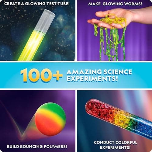 National Geographic Amazing Chemistry Set - Chemistry Kit with 100+ Science Experiments Including Crystal Growing and Reactions, Science Kit for Kids, STEM Gift for Boys and Girls (Amazon Exclusive) thumbnail 3