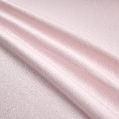 Polar Fleece Solid Light Pink, Fabric by the Yard thumbnail 2