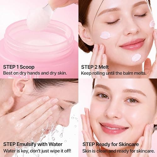 BANILA CO Clean it Zero Original Cleansing Balm Big Size | Korean Makeup Remover, Cleansing Oil, Facial Cleanser for All Skin Types | Vegan | Made with Acerola Berry & Vitamin C (180ml / 6.08 fl.oz) thumbnail 5