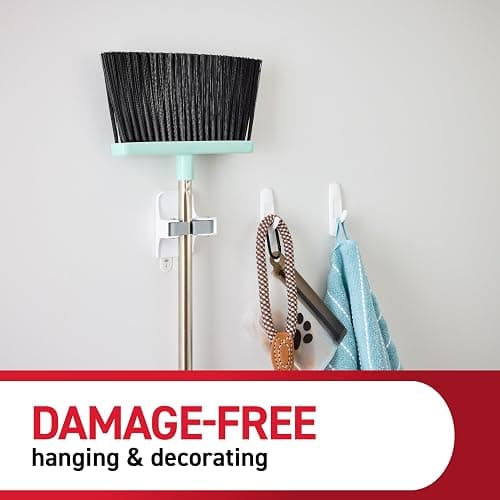 Command Medium Utility Hooks, 20 Hooks and 24 Strips, Damage-Free Hanging Wall Hook with Adhesive Strips, No Tools Great for Hanging Back to School Dorm Organizers, Holds up to 3 lb thumbnail 5