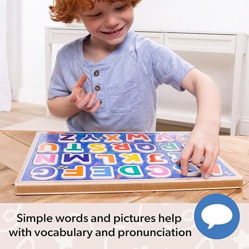 Melissa & Doug® Ms. Rachel™ Wooden Phonics Alphabet Sound Puzzle with Light-Activated Sound Effects, 26-Piece Toddler Toys for Boys and Girls Ages 2+ Years - FSC Certified thumbnail 7
