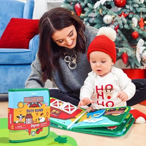 Farm Busy Book for Toddlers 1-3 - 1 Year Old Boys Girls Gifts Toys, Educational Quiet Activity Book with Life Skills, Toddler Travel Toys 1-2 thumbnail 9