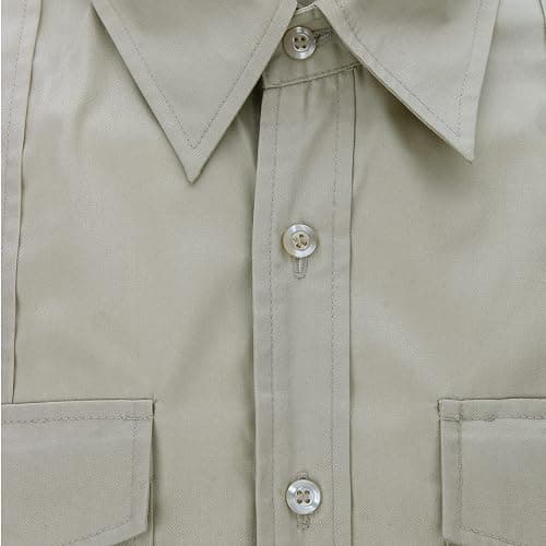 Mens Adventure Shirt Jones Jr. Shirt Raiders Safari Costume Dr. Henry Tops with Pockets Halloween Cosplay Outfit thumbnail 6