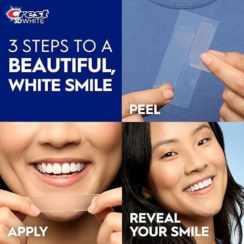 Crest 3D White Whitestrips Professional Effects, At-Home Teeth Whitening Kit, 13 Levels Whiter, 22 Treatments thumbnail 7