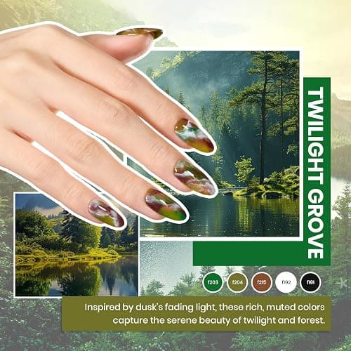Beetles Gel Nail Polish Kit with U V Light 80Pcs Color Enchantment 55 Colors Gel Polish Starter Kit with Base Top Coat Nail Art Stickers Manicure Tools Gift for Women thumbnail 7