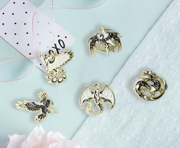 YunZh Enamel pins for Backpacks, Cartoon pins for Bags Jackets Clothing Halloween Punk Accessory DIY Crafts pin thumbnail 2
