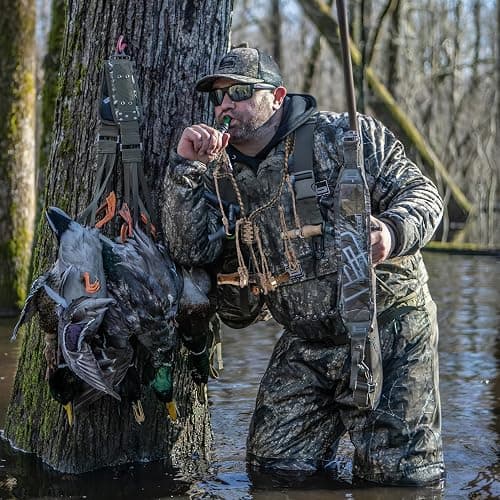 PAMASE Duck Call Lanyard - 12 Loops Duck Whistle Hunting Accessories with 10 Removable Loops, Camo Woven Goose Call Carry, Outdoor Predator Gear Gifts for Hunter - Without Duck Call thumbnail 6
