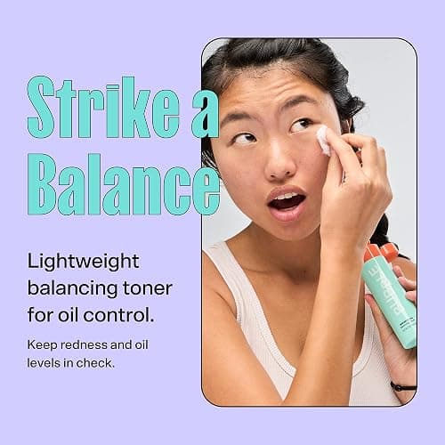 Bubble Skincare Break Even Balancing Face Toner - Gentle Exfoliating Toner & Pore Minimizer for Normal to Oily Skin Types - Skin Care Formulated with Green Tea Extract and Niacinamide (100ml) thumbnail 3