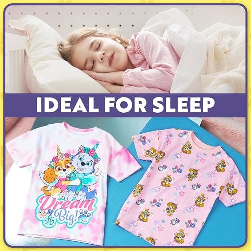 Paw Patrol Pajama Set Pack of 2 Short Summer Girls Pajamas Loungewear Gifts thumbnail 4