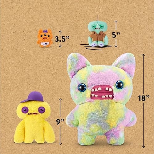 Zuru Fuggler Mini Alley Cat - Series 1 5 Inch Keyring Plush Toy - Random thumbnail 4