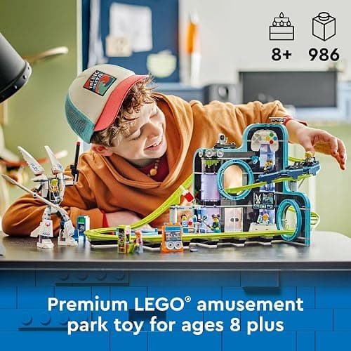 LEGO City Robot World Roller Coaster Building Set - Kids Engineering Toy with Posable Mech Suit for Boys & Girls, Ages 8+ - Gift Ideas for Christmas - 60421 thumbnail 2