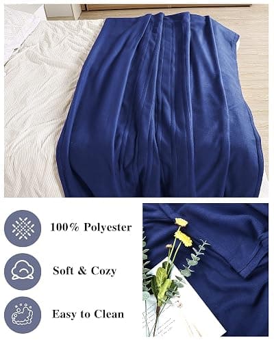 YAKEE Electric Blanket Full Size 72"x 84", Large Heated Blanket, Soft Warm Heating Blanket, 5 Heating Levels and 10 Hours Auto-Shut-Off, Machine Washable, Blue - Blue - Full Size 72''x84'' thumbnail 3