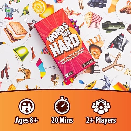 Lost Boy Entertainment Words are Hard - Party Games - Family Card Games - for Kids 8 and up - for Adults - Family Game Night - Travel Game - Laugh Out Loud thumbnail 2