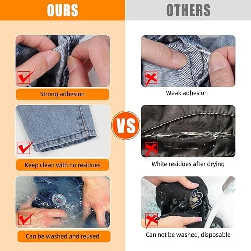 3Pcs Fabric Glue Permanent, 60 ML Washable Clear Clothing Glue, Super Fabric Glue for Rhinestones, Patches, Clothes, Denim, Leather, Polyester, Fabrics, Doll Repair, Flannel, Cotton thumbnail 5