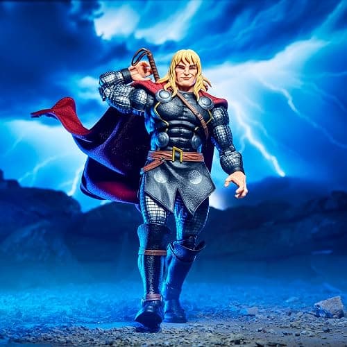 Marvel Legends Maximum Series Thor, Deluxe Thor Comics Collectible 6-Inch Action Figure; Articulation for Mighty Poses; Accessories Fit for a God of Thunder | Marvel Legends 6 Inch Action Figure Maximum Series Deluxe - Thor thumbnail 9