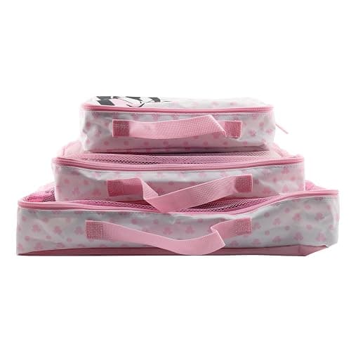 Fast Forward Minnie Mouse 3-Piece Packing Cube Set | Minnie Mouse Travel Accessories | Travel Bags Luggage Organizer for Kids, Unisex | Minnie Kid Travel Size Travel Cubes for Packing thumbnail 3